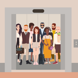 승강기 사고 시 행동요령